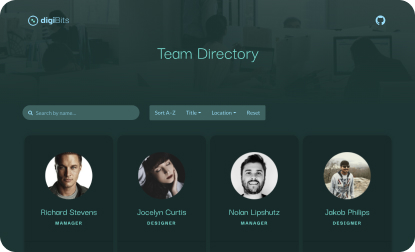 DigiBit Team Directory